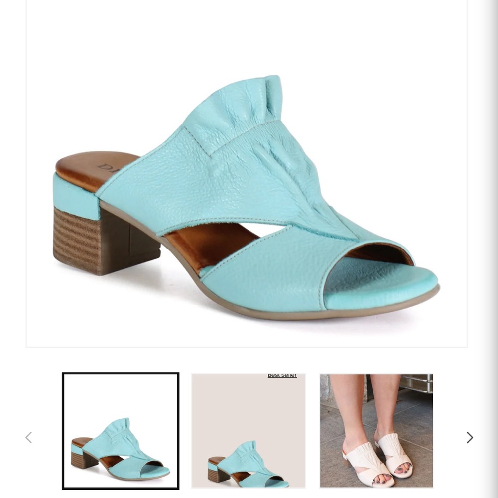 Diba True Women's Aquatic Leather Sandals